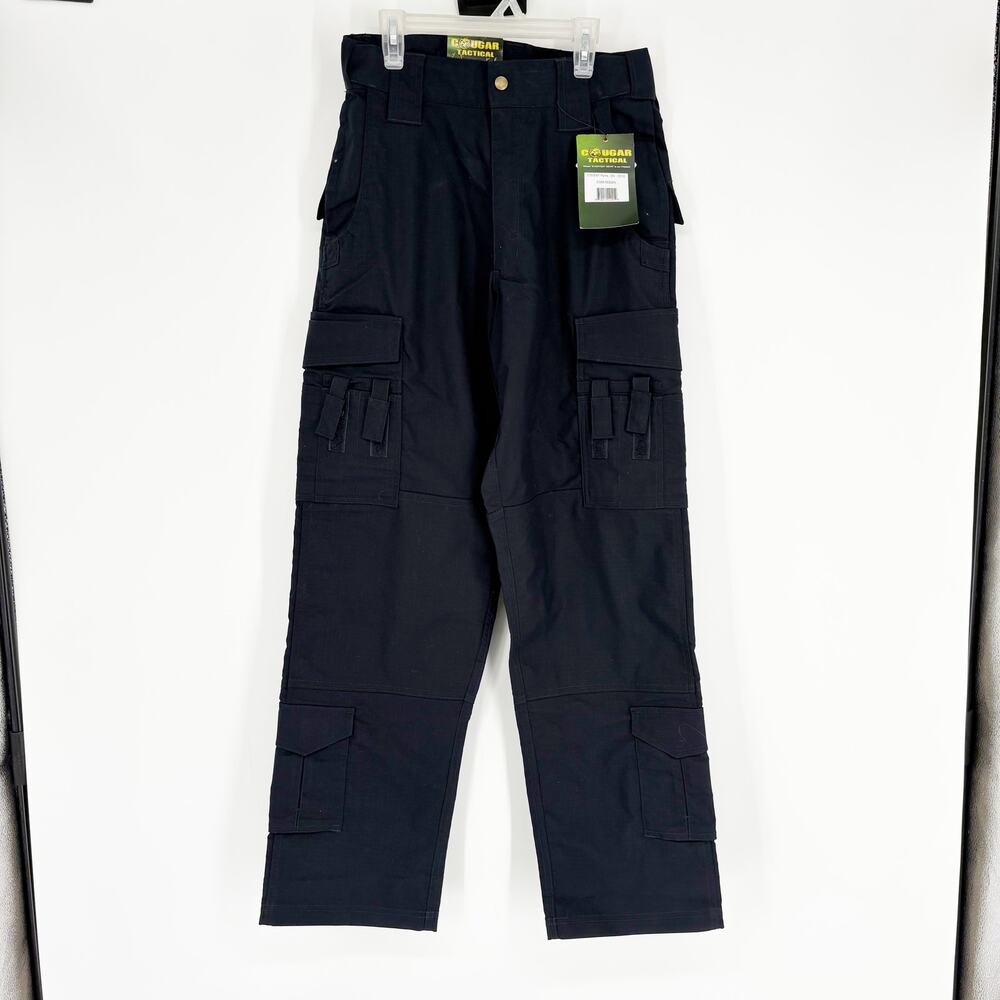NWT Men’s Cougar Navy Tactical CTA EMS‎ Cargo Pants Size 30x32